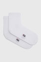 Čarape Fila 3-pack visoke čarape bijela F1609