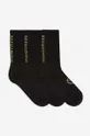 black Maharishi socks Peace Sports Unisex
