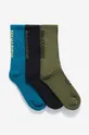 černá Ponožky Maharishi Miltype Peace Sports 3-pack Unisex