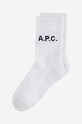 A.P.C. socks Chaussettes Sky COFCG.F21039 white AA00