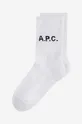 A.P.C. socks Chaussettes Sky white