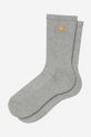Шкарпетки Carhartt WIP довгі шкарпетки сірий I029421.GREY.HEATH