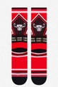 Stance socks  46% Cotton, 31% Nylon, 19% Polyester, 4% Elastane