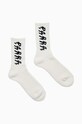 by Parra socks Shocker Logo Crew overprint white 49251.WHITE