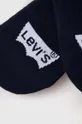 Ponožky Levi's 3-pak tmavomodrá