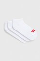 Ponožky Levi's 3-pak krátke ponožky biela 37157.0980
