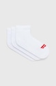 Ponožky Levi's 3-pak krátke ponožky biela 37157.1018