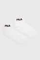 Κάλτσες Fila 2-pack κοντές κάλτσες λευκό F4403