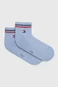 блакитний Шкарпетки Tommy Hilfiger 2-pack Unisex