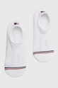Tommy Jeans skarpetki 2-pack skarpetki krótkie biały 701228179.NOS