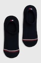 Tommy Jeans skarpetki 2-pack skarpetki krótkie granatowy 701228179.NOS