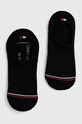 Tommy Jeans sosete 2-pack sosete scurte negru 701228179.NOS