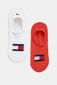 Ponožky Tommy Hilfiger 2-pak krátke ponožky červená 701228224.NOS