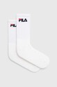 Κάλτσες Fila 2-pack ψηλές κάλτσες λευκό F4401