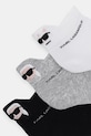 Karl Lagerfeld skarpetki 3-pack A1M47025 szary AA00
