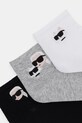Karl Lagerfeld skarpetki 3-pack IKON A1W47077 szary AA00