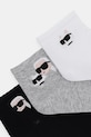 Karl Lagerfeld skarpetki 3-pack IKON A1W47077 szary AA00