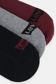 Čarape Levi's 3-pack 37157.1267 bordo AA00