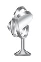 Simplehuman oglindă cu iluminare led Sensor Mirror Trio gri ST3050