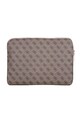 Lifestyle Guess pokrowiec na laptopa Sleeve 14" 4G Zipper Pocket Triangle Logo GUCS14ZP4DPTW brązowy
