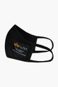 Аксесуари Багаторазова захисна маска Alpha Industries Crew Facemask 128935.03 чорний