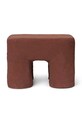 Stolík ferm LIVING Podo Stool 1104268964 burgundské AA00