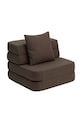 By KlipKlap sofa wielofunkcyjna jednoosobowa 70 x 70 x 36 cm