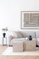 Salotto e camera House Nordic tavolino Leuven 27 x 46 cm 2102072 grigio