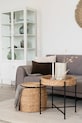 Nappali és hálószoba House Nordic asztal Naro 50 x 48,5 cm 2105005 sárga