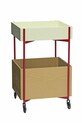 Hübsch mebel z kółkami Fresh Trolley 42 x 41 x 67 cm multicolor 021610