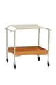 Hübsch mebel z kółkami Push Trolley 66 x 47 x 62 cm beżowy 021904
