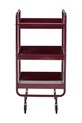 Stolek na kolečkách House Doctor HDRoll 42 x 85 x 38 cm burgundské 208580321