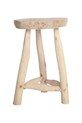 House Doctor stołek HDPure 48 x 31 cm beżowy 203800132