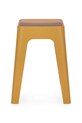Bizzotto stołek Hobbit 36,5 x 36,5 x 46,5 cm 734511 żółty AA00