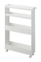 Yamazaki regał na kółkach Tower Slim 13 x 48 x 80.5 cm biały 1806