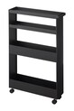 Yamazaki regał na kółkach Tower Slim 13 x 48 x 80.5 cm czarny 1807