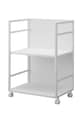 Yamazaki regał na kółkach Tower 42 x 32 x 60 cm biały 4810