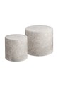 House Nordic stolik Prague 36 x 38 / 40 x 48 cm 2-pack szary 2102064