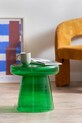 Salon i sypialnia Leitmotiv stolik Simpleza 41 x 38 cm LM2295GR zielony