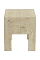 Salon i sypialnia J-Line stołek 35 x 35 x 40 cm 47690 biały