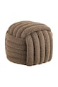 House Nordic pufa z materiału tekstylnego 48 x 48 x 43 cm brązowy 1501246