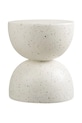 House Nordic stolik z gliny 40 x 40 x 45 cm biały 7521010