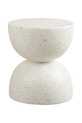 House Nordic stolik z gliny 40 x 40 x 45 cm 7521010 biały AA00