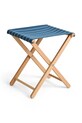 HAY stołek z drewna bukowego 46 x 40 x 37 cm niebieski AE971.E865