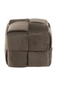 J-Line pufa z materiału tekstylnego 15416 brązowy AA00
