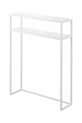 Yamazaki stolik konsolowy stalowy 60 x 18,2 x 80,2 cm biały 10393