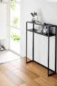 Yamazaki stolik konsolowy stalowy 60 x 18,2 x 80,2 cm 10394 czarny AA00