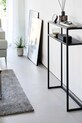 Salon i sypialnia Yamazaki stolik konsolowy stalowy 60 x 18,2 x 80,2 cm 10394 czarny