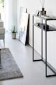 Salon i sypialnia Yamazaki stolik konsolowy stalowy 60 x 18,2 x 80,2 cm 10394 czarny