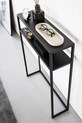 Yamazaki stolik konsolowy stalowy 60 x 18,2 x 80,2 cm czarny 10394